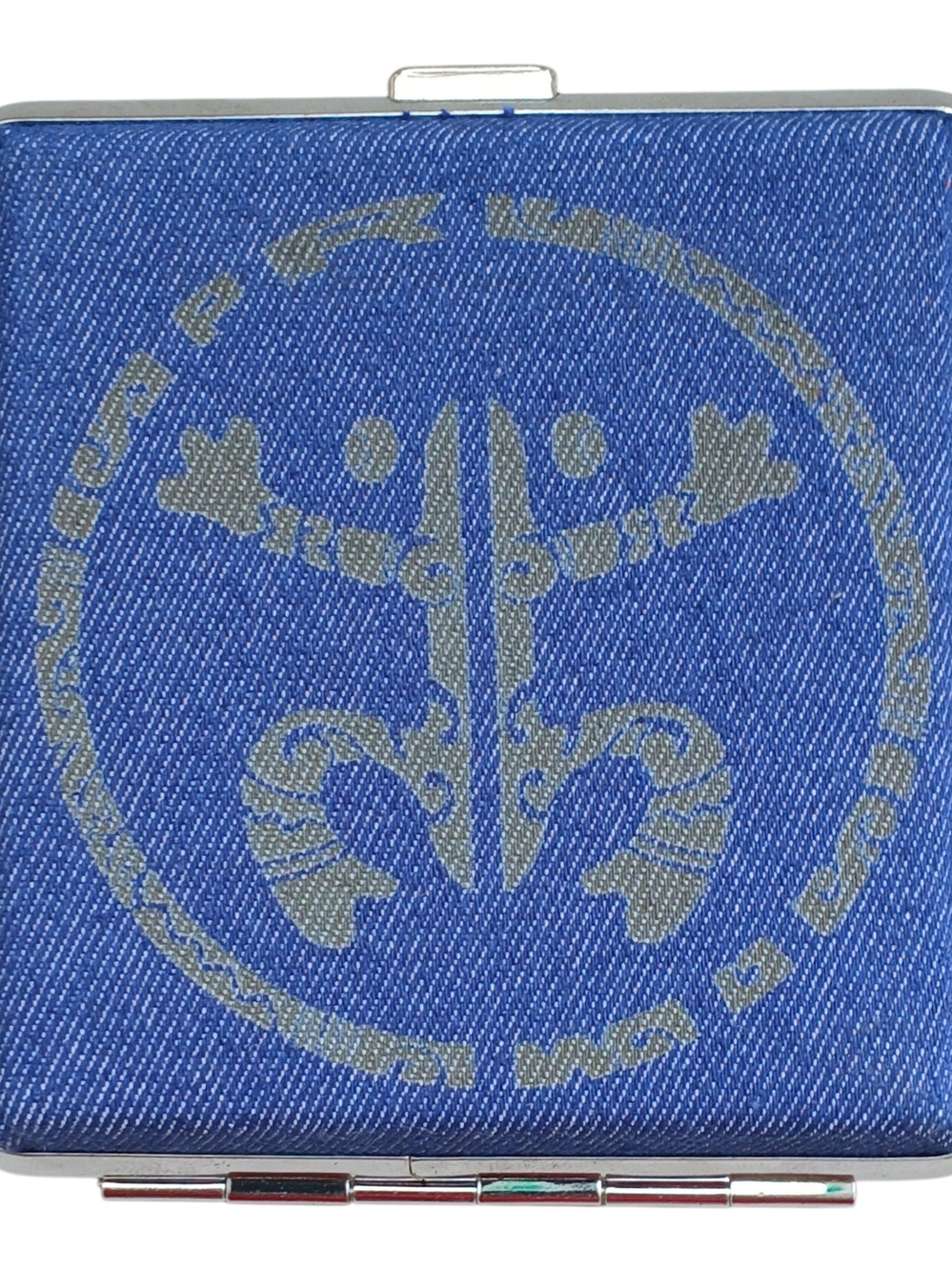 taíno coquí Custom Laser-Engraved Metal Slim Wallet / Card & Cigarette Case.